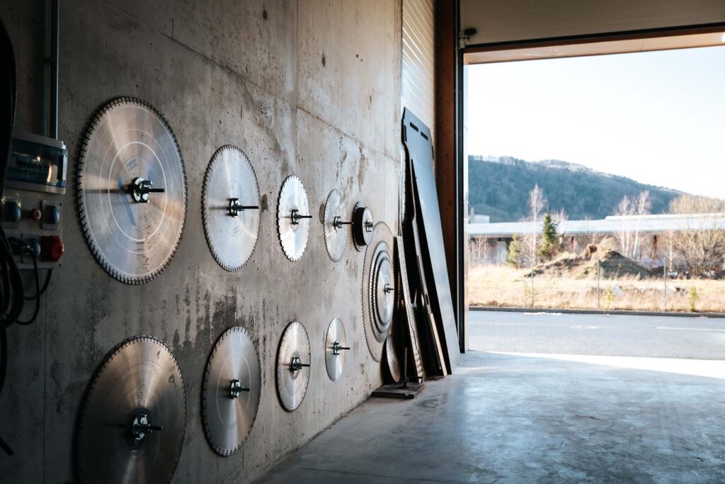 PHOTO DU MATÉRIEL POUR SCIAGE BÉTON DE L'ENTREPRISE STAMPER